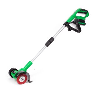 Hofftech Accu onkruidborstel - 20V - telescopische buis - incl. nylon en metalen borstel - 100mm