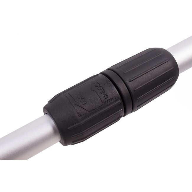 Hofftech Accu onkruidborstel - 20V - telescopische buis - incl. nylon en metalen borstel - 100mm