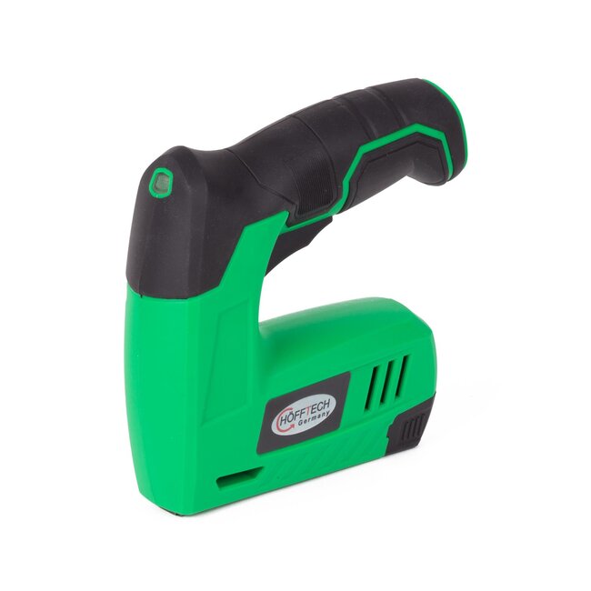 Hofftech Accu tacker - 4V - 1300 mAh - Inclusief 1000 nietjes en spijkers - USB-oplaadkabel