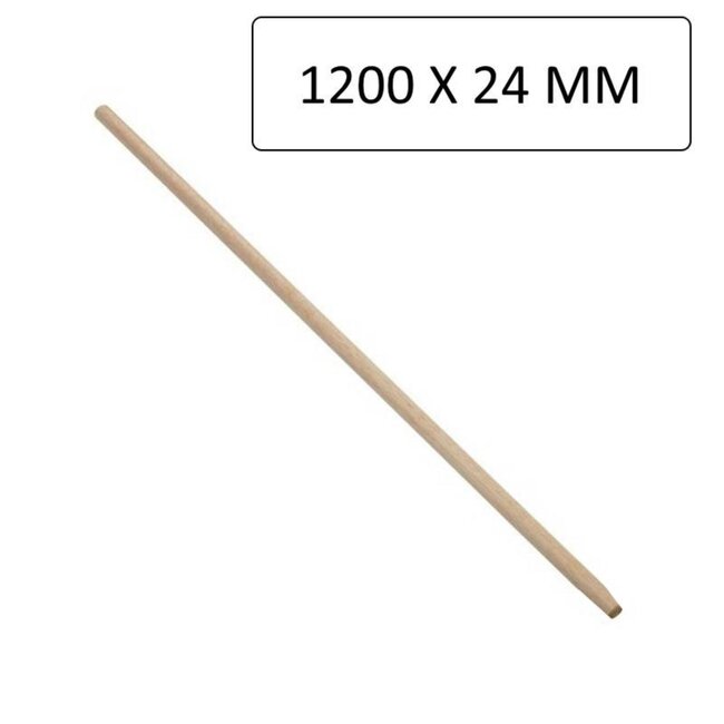 Talen Tools Houten Steel - 120 cm x 23,5 mm - Universele Steel voor Tuingereedschap
