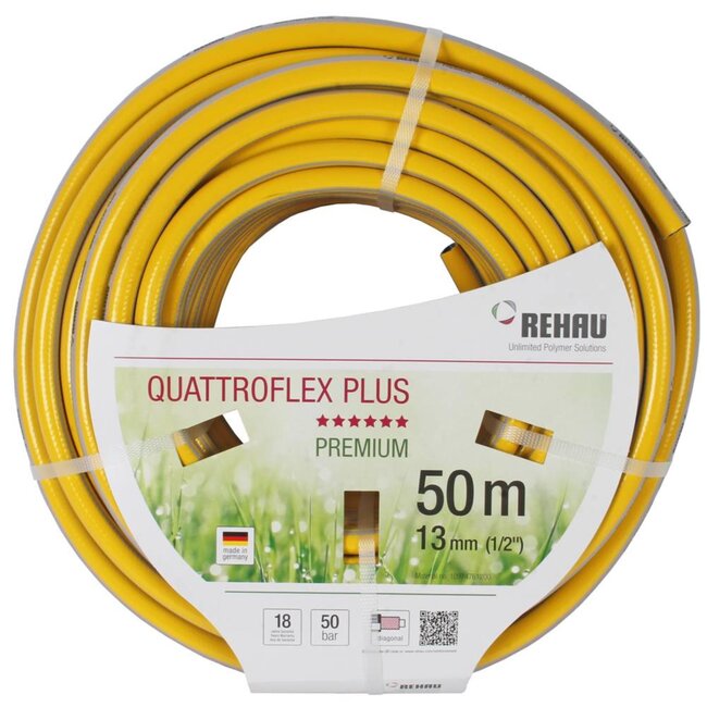 Talen Tools Quattroflex Tuinslang 50m - Anti-UV en Anti-alg