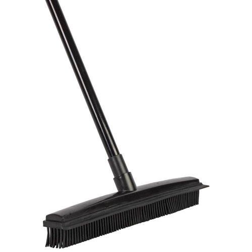 Talen Tools Rubber Bezem met Steel - Kunststof - Zwart Talen Tools Rubber Bezem met Steel - Kunststof - Zwart
