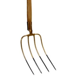 Talen Tools Mestvork met 4 Tanden - 85 cm Steel en T-Greep - Voor Mest en Tuinafval