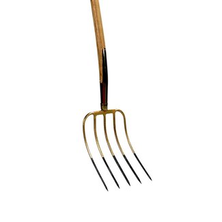 Talen Tools Ergonomische Mestvork met D-greep - 85cm - 5 Tanden voor Tuinwerk