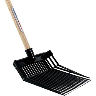 Talen Tools Duurzame Paardenstalvork met Houten Steel Talen Tools Duurzame Paardenstalvork met Houten Steel