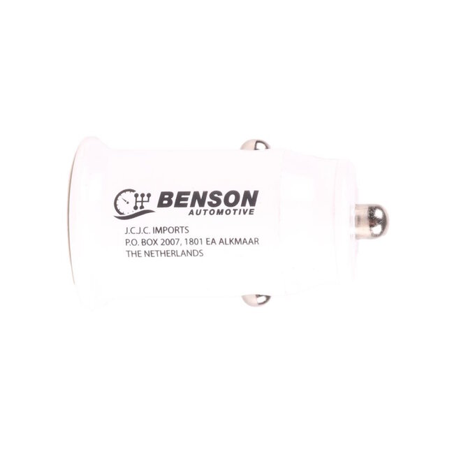 Benson Autolader - USB A en Type-C - 12-24V - Voor Telefoon en Tablet