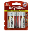 Raymax Batterij Alkaline LR20 - Type - D - 1.5V - 2 stuks Raymax Batterij Alkaline LR20 - Type - D - 1.5V - 2 stuks