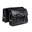 Falkx Dubbele fietstas - waterdicht polyester - 24 liter - zwart - 40 x 30 x 10 cm