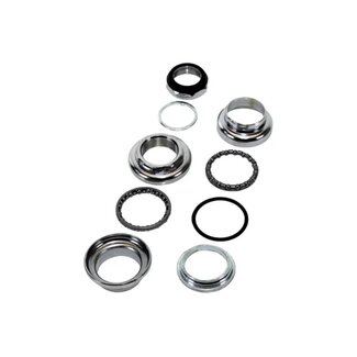 Amigo Balhoofd set fiets - staal - chroom - universeel - 22.4/30.0/27.0 mm