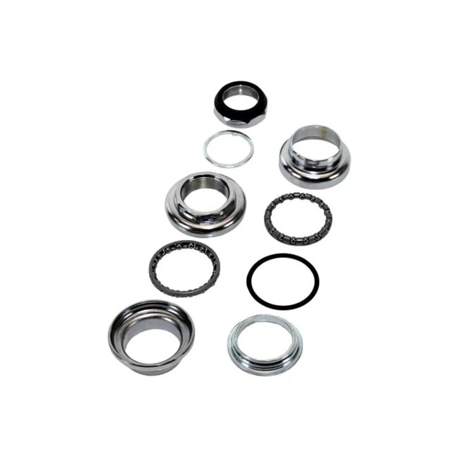 Amigo Balhoofd set fiets - staal - chroom - universeel - 22.4/30.0/27.0 mm