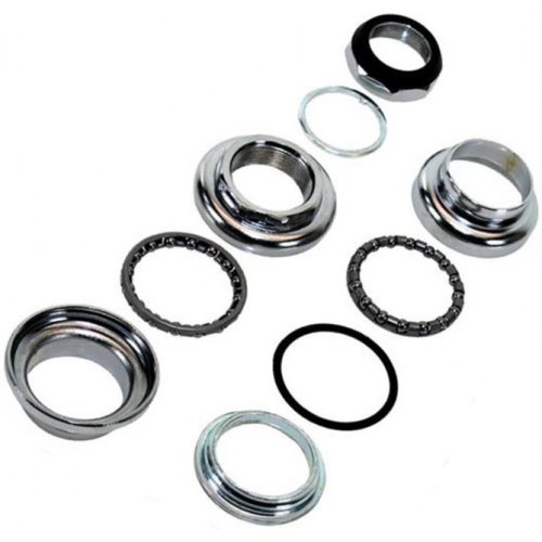 Amigo Fiets Balhoofd Set 1 inch 22.4, 30.0 en 27 mm Chroom. Draadversie - t.b.v. Fiets - Chroom Amigo Fiets Balhoofd Set 1 inch 22.4, 30.0 en 27 mm Chroom. Draadversie - t.b.v. Fiets - Chroom