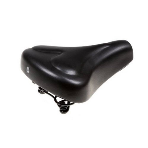 Selle Comfort Synthetisch Leren Gel Fietszadel - 250 x 216 mm - Zwart Selle Comfort Synthetisch Leren Gel Fietszadel - 250 x 216 mm - Zwart