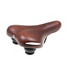 Selle Zadel Comfort Bruin met Witte Bumpers - Zonder Strop Selle Zadel Comfort Bruin met Witte Bumpers - Zonder Strop