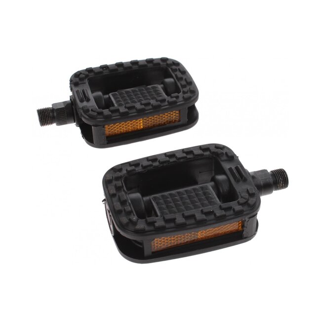 Dunlop Universele fietspedalen met antislip en reflectoren - 1 paar