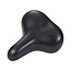 Selle Geveerd fietszadel - Unisex - Comfortabel - Zwart - 24x27 cm