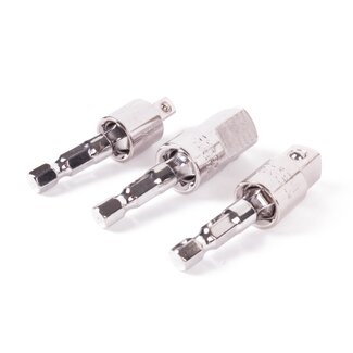 Benson Flexibele boormachine verloopstukken - set van 3 - kogelvergrendeling - 55 mm