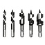 Benson Slangenboor Boorset - Precisie-gefreesd - Zelf-voedende schroefpunt - 10-25 mm - 5-delig