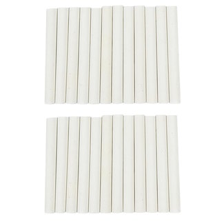 Benson Witte bordkrijtjes - Ø 1 x 8 cm - 24 stuks - heldere kleuren