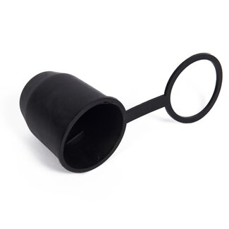 Benson Trekhaakdop - kunststof - met ring - zwart - weerbestendig
