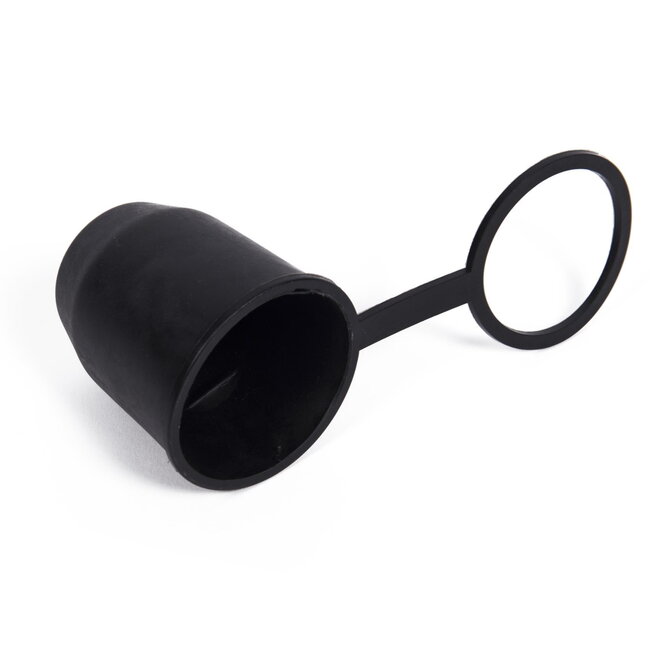 Benson Trekhaakdop - kunststof - met ring - zwart - weerbestendig