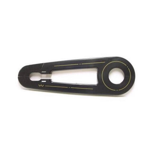 Falkx Fiets kettingkast - zwart/transparant - inclusief bevestiging - 26/28 inch