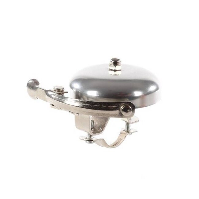 Nietverkeerd Retro fietsbel - zilver - Ø 60 mm - luid 'Ding' geluid - eenvoudig te monteren