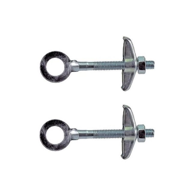 Amigo Kettingspanner fiets - 62 mm - staal - zilver - set van 2