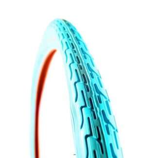Amigo Retro buitenband - reflectie - lichtblauw - 28 inch - duurzaam en lekbestendig