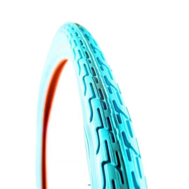 Amigo Retro buitenband - reflectie - lichtblauw - 28 inch - duurzaam en lekbestendig