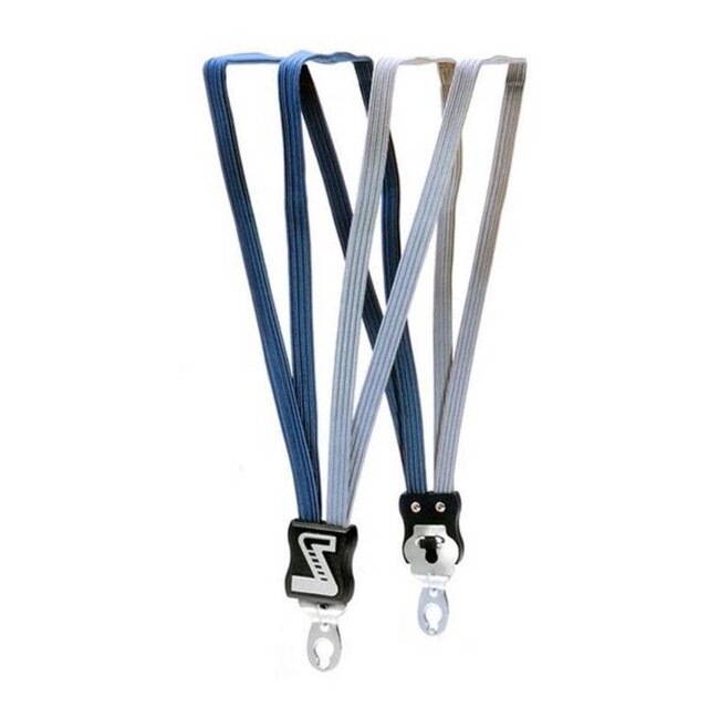 Simson Extra sterke snelbinder - 4 binders - marine/grijs - lange variant