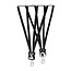 Simson Extra lange snelbinder - 4 stevige binders - zwart