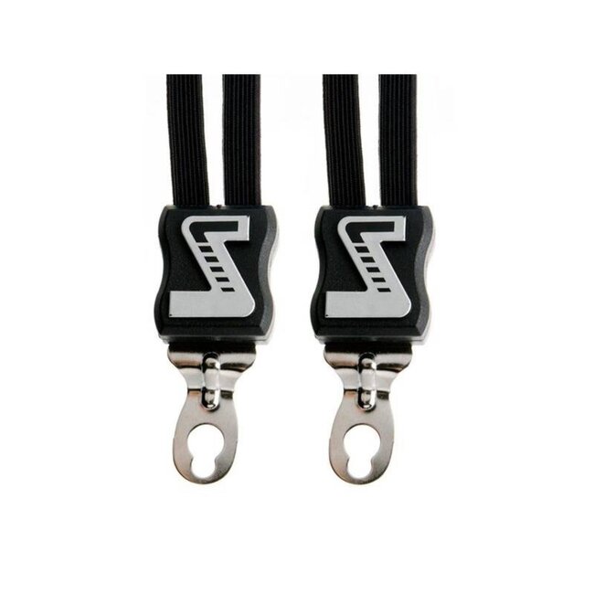 Simson Extra lange snelbinder - 4 stevige binders - zwart