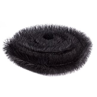 Benson Flexibele dakgootborstel - Ø 10 cm x 4 meter - zwart - roestvrijstaal en nylon