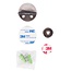 Benson Magnetische deurstopper - geborsteld RVS - Ø 45 x 26 mm - inclusief bevestiging