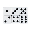 Benson Dobbelsteen - Wit - 6 stuks Benson Dobbelsteen - Wit - 6 stuks