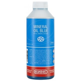 Elvedes Blauwe mineraalolie voor hydraulische schijfremmen - 250 ml
