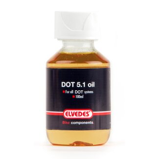 Elvedes Remvloeistof DOT 5.1 - Hydraulische Schijfremmen - Transparant - 100 ml