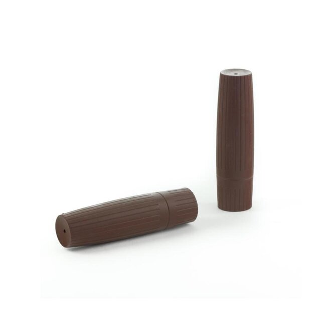 Lastpak Handvatten - 120 mm - bruin - set van 6 - optimale grip