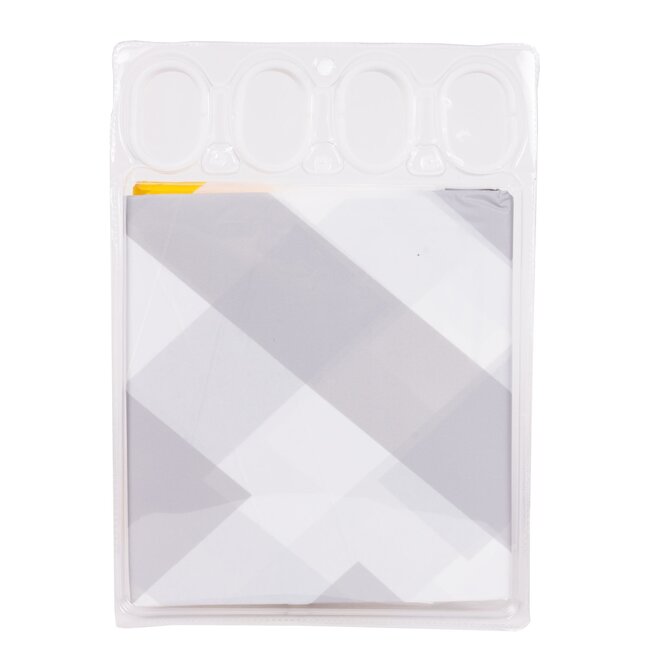 Benson Stijlvol douchegordijn - waterafstotend - 183x183 cm - met 12 haken - 6 designs