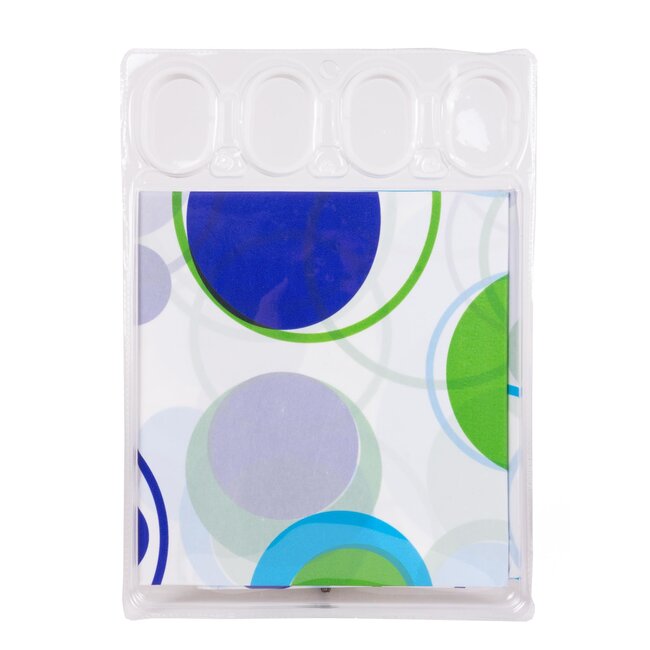 Benson Stijlvol douchegordijn - waterafstotend - 183x183 cm - met 12 haken - 6 designs