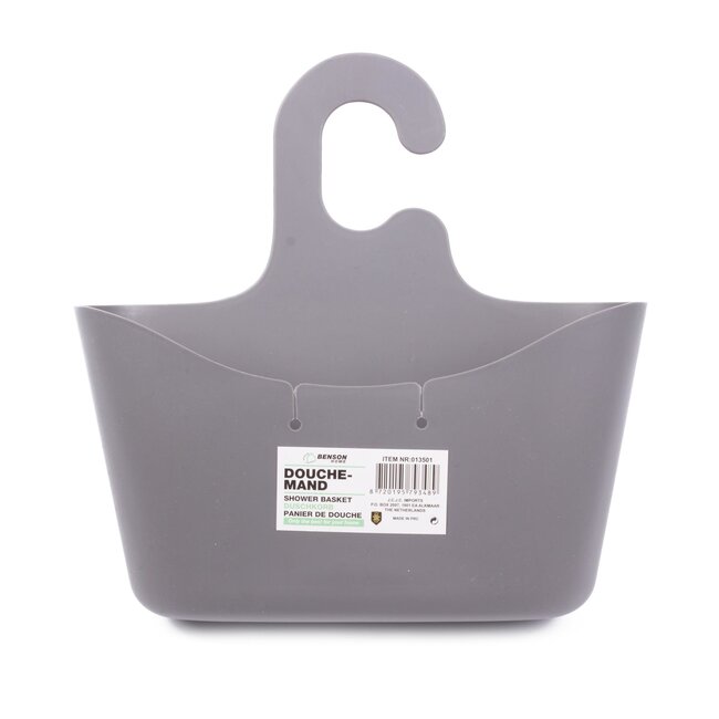 Benson Douchemand - Polypropyleen - Waterafvoer - 28,1 x 10 x 28,6 cm - Grijs