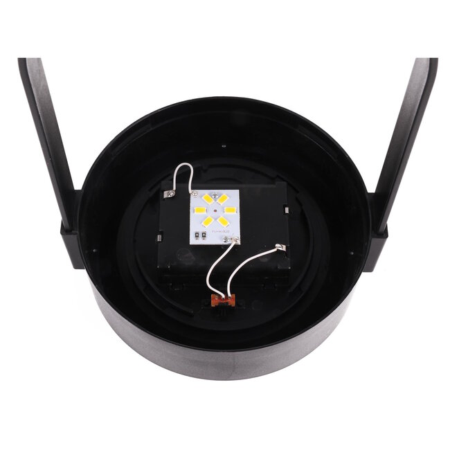 Benson Draagbare LED lamp - 70 lumen - warm licht - zwart - Ø 13 x 22 cm