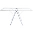 Benson Opvouwbaar droogrek - duurzaam staal - waterdichte coating - 152 x 50 x 87 cm - wit