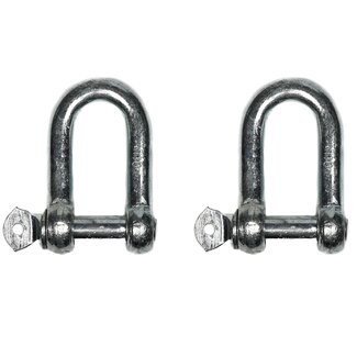 Benson D-sluiting - Ø 10 mm - Robuust - Set van 2 - Werklast 320 kg