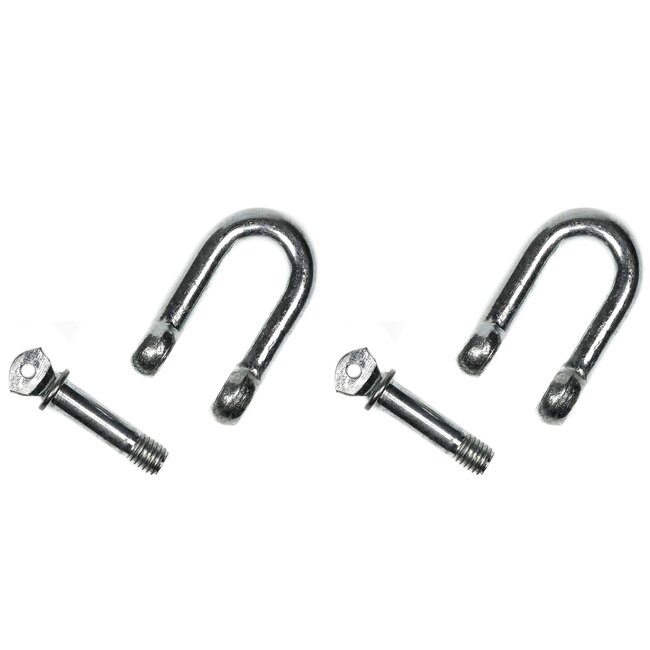 Benson D-sluiting - Ø 10 mm - Robuust - Set van 2 - Werklast 320 kg