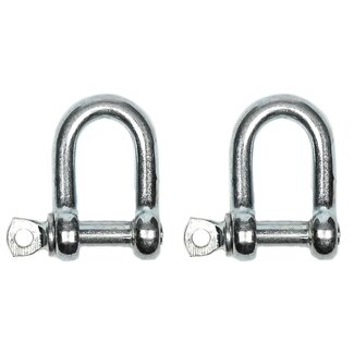 Benson D-sluiting - Ø 5 mm - Set van 2 - Werklast 80 kg - Q235 materiaal