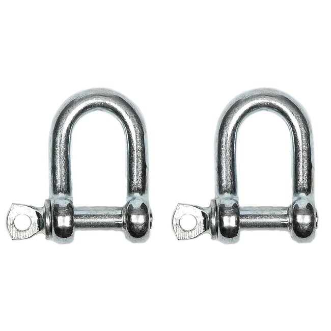 Benson D-sluiting - Ø 5 mm - Set van 2 - Werklast 80 kg - Q235 materiaal