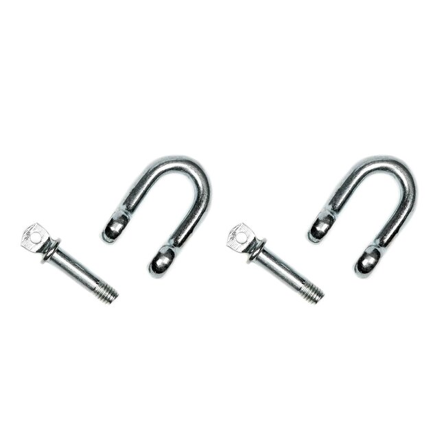 Benson D-sluiting - Ø 5 mm - Set van 2 - Werklast 80 kg - Q235 materiaal