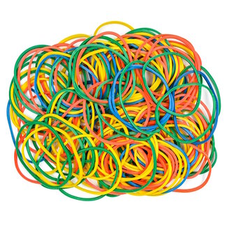 Benson Elastiekjes - Knutselen - Multicolor - 50 gram - Soepel en Sterk