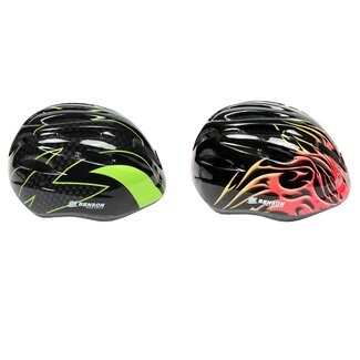 Benson Stoere fietshelm voor jongens - maat S - verstelbaar - ventilatiegaten - 48-52 cm